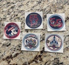 2026 Disney World 55th Anniversary Full Set Of 5 Stickers picture