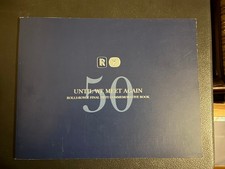 2002 Rolls-Royce Final Fifty Until We Meet Again Commemorative Book Brochure picture