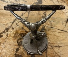 Delta Fusion 82 Rollerball In Brown Marble. PRISTINE With New Ink Cartridge picture