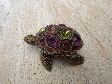 Jay Strongwater Mini Turtle Trinket Box picture