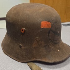 WW1 Imperial German soldier Helmet M16 US Army combat vet stahlhelm picture