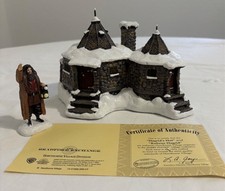 Bradford Exchange Harry Potter Collection Hagrid’s Hut And Hagrid with COA picture