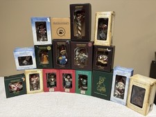 VINTAGE 🔥 Mixed Lot Of 17 BOYDS BEARS Resin Figurine Christmas Ornaments picture