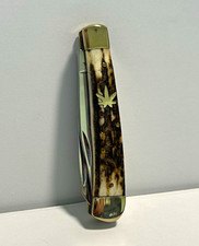 Weed & Co. Stag Trapper Slipjoint Pocketknife 2-Blade Stag/Antler Stainless 2021 picture