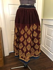 Ethnic Skirt Handmade Kutch Embroidered Rabari Tribe in Gujarat India picture