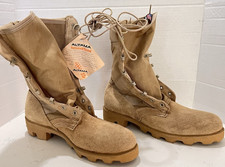 USGI Military 4156 Desert Combat Boots Size 7R Hot Weather Panama Sole -NOS picture