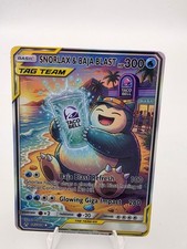 CUSTOM FAN ART Snorlax Blast Tagteam Holo Card picture