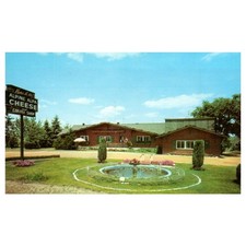 Vtg Postcard Alpine-Alpa Cheese Chalet Store Wilmot OH Hans Grossniklaus P3-7 picture