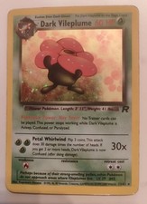 Dark Vileplume 13/82 Team Rocket Unlimited Edition Holo HP English picture