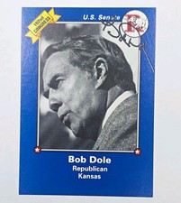 1991 National Education Association Bob Dole Signed Card 102nd Congress NM  picture