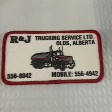 Vintage R & J TRUCKING SERVICE LTD OLDS, ALBERTA CANADA Patch picture