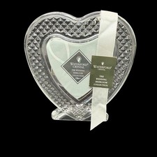 Waterford Crystal Heart-Shaped Photo Frame Wedding Heirloom Collection picture
