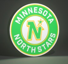 MINNESOTA NORTH STARS LED SIGN LIGHT BOX LARGE 12.25
