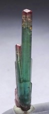Terminated Bi Colour Lipstick Tourmaline Crystal - 18 Carats picture