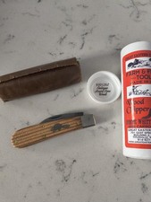 NEW GEC Great Eastern Cutlery 930126L Antique Heart Pine Wood Large Blade NIB picture