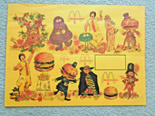 McDonald's 1970's McDonaldland Book Cover picture