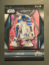 Topps 2025 Star Wars Chrome Black R2-D2 Droid Shadowbox DS-2 #01/10 picture