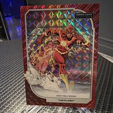 2026 Upper Deck Platinum DC The Flash Red Tessellation 14/15 Reilly Brown picture