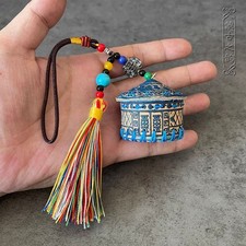 Mongolian Yurt Car Hanging Ornament Ethnic Souvenir Keychain Bag Pendant picture
