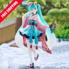 20CM Hatsune Miku Tokyo Kimono Anime Figure Kawaii PVC Model Doll w/ Box picture