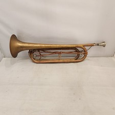 Vintage Official Boy Scout of America Brass Bugle USA by Rexcraft picture