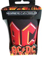 BNIB Official Genuine AC/DC Merchandise Large Classic Logo Stubby Can Holder picture