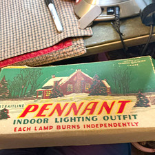 Vintage 30-50sPennant GE C7 Indoor String Lights, 7-Light Multicolor Christmas picture