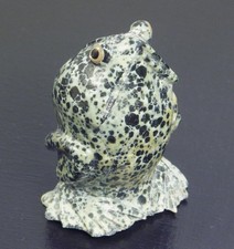 RICKY LAAHTY - Mini FROG Fetish - Argite stone Carving, Zuni Pueblo Indian Art picture