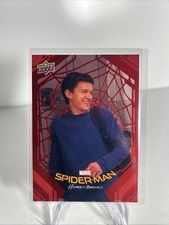 2017 UpperDeck Marvel Tom Holland RC Spider-Man Homecoming Card #5 Red Foil /199 picture