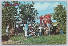 Vintage Ma's One Stop Hillbilly Calendars Roadside Stand Galena MO Postcard picture