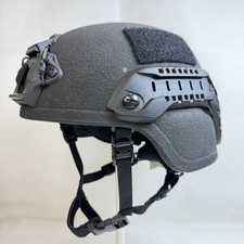 Medium SWAT Black ACH Ballistic Military Advanced Combat Helmet MICH PROTECH picture