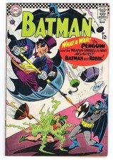 Batman 190 1967 DC Comics VG/F 5.0 Classic Penguin Cover Alfred Robin picture