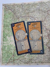 3 Michelin Cards No. 71, 78, 79. Bordeaux-Biarritz-La Rochelle-Montauban. 1951 picture