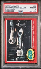 1977 Topps Star Wars #88 Stormtroopers guard Solo's ship PSA 8 A New Hope Red picture