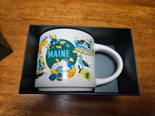 MAINE Starbucks Discovery Series 14 Oz Ceramic Coffee mug 2024 NEW IN BOX picture