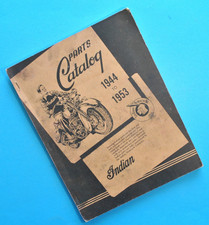 Vintage 1944 - 1948 Indian Motorcycle Parts Catalog Chief