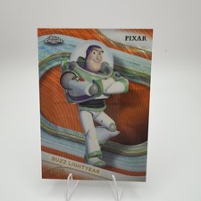 2025 Topps Chrome Pixar Buzz Lightyear #90 Orange Wave Refractor 5/25 Hobby Box picture