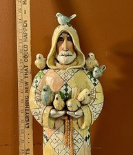 Jim Shore St. Francis  Heartwood Creek  HUGE piece beautiful 25” Retired picture