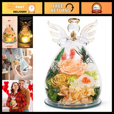 Forever Rose in Glass - Preserved Flower Gift for Mom, Women, Anniversary, Birth picture