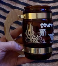 Vintage South Of The Border Glass Mug picture