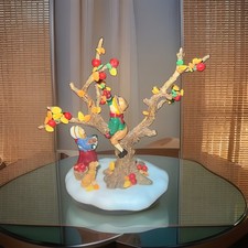Vtg Dept 56 Up in the Apple Tree #56640 Christmas Village Accessory 1999 picture