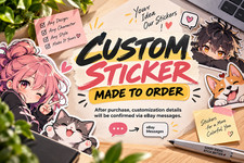 Custom Vinyl Sticker Decal Personalized Waterproof Car Laptop Any Design 6 inch picture