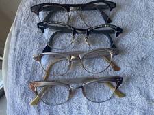 Vintage lot of 4 vintage eyeglasse fram all make 1/10 12kgf picture