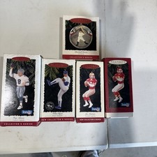 Mixed Lot of 5 Hallmark Keepsake Ornaments, Christmas Ornaments, Xmas Lot # 6 picture
