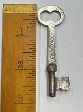 🌿 🗝️ Antique Skeleton Key,Stamped KENTON GENUINE Vintage Key picture