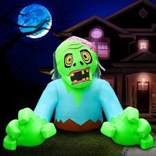 inslife 7FT Tall 9FT Wide Halloween Inflatable Zombie Outdoor Decoration picture
