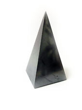 High Polished shungite pyramid 120mm 4,7″ Karelia EMF home decor picture