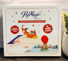 PopMagic by Sirena 3D Pop-Up Christmas Holiday Collection 10-Pack Jumbo Cards picture
