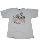 Vintage Harley Davidson 1992 Hot Bike Helsinski 1992 Shirt Kaizu Signed RARE picture