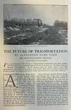 1907 How the Trolley is Revolutionizing Transportation illustrated picture